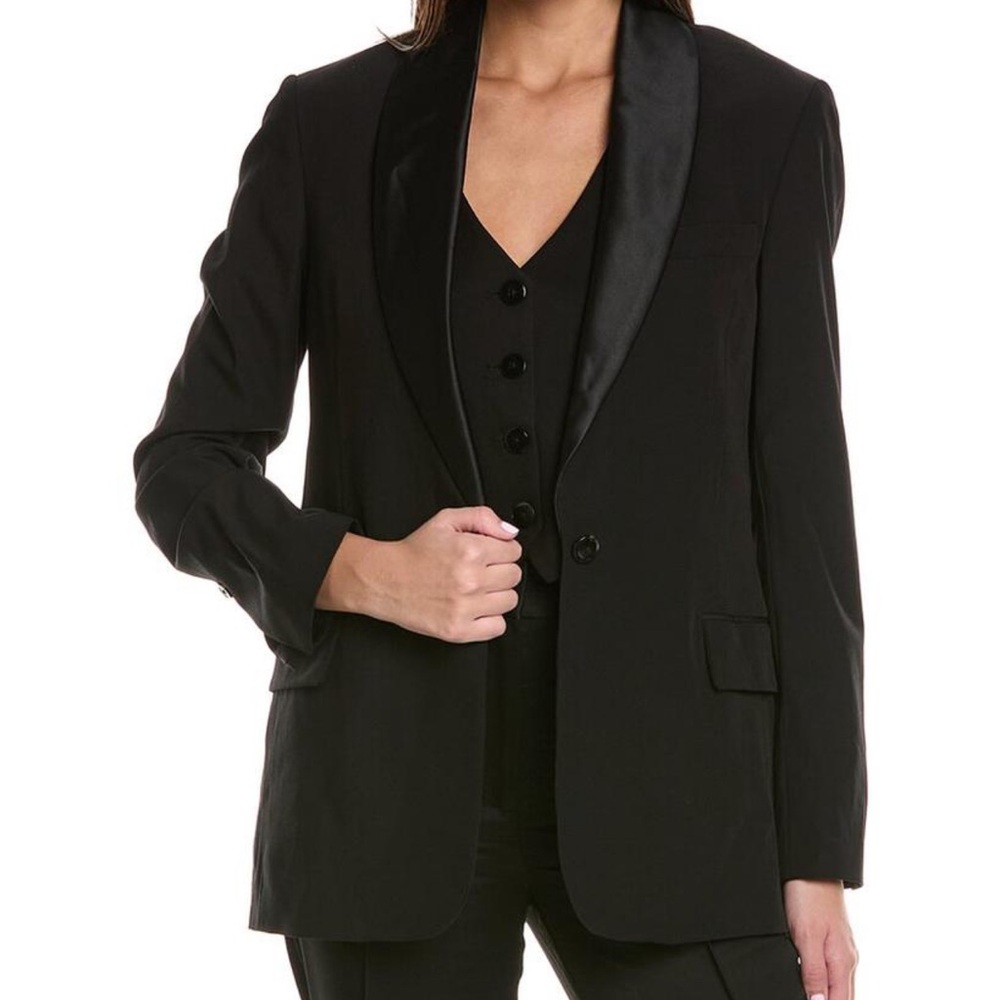 3.1 Phillip Lim Shawl Lapel Blazer, size 10 - Picture 2 of 7